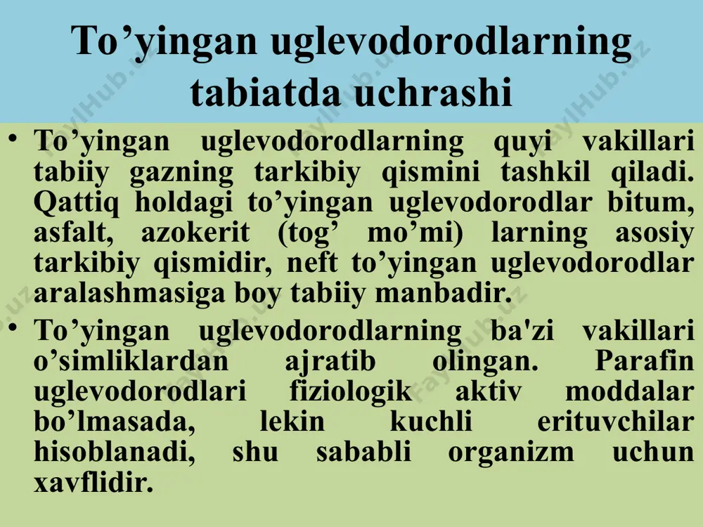 uglevodorodlar. alkanlar - Page 5