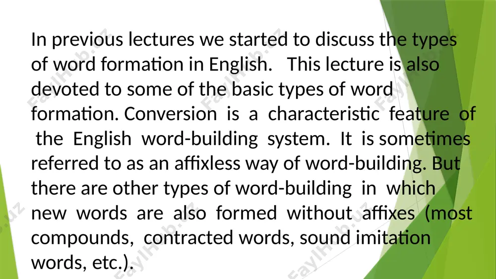 men could easily communicate. the fact that the languages were alike made communication much easier for them: the roots as it happens to languages of the same origin were mostly alike and differences were in affixes and inflexions. while communicating the english and scandinavians stressed the parts of words that were alike and neglected those which differed, so as we know in middle english there began a ‘levelling’ of endings, one of the reasons of which was the scandinavian conquest. due to the leveling of endings forms of nouns and verbs coincided: old english lufian (v), lufu (n) – modern english love (n, v), old english drinkan (v), drinka (n) – modern english drink (n, v). more rarely it is the prefix that was dropped: old english bemynd – modern english mind. words borrowed from other languages underwent the same process, for example, french borrowings: old french eschequier(v), eschec(n) – …