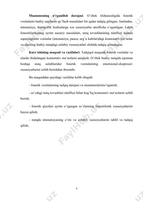 ot – ol, ol – oq, oq - osh, osh – ov, ov – oz, oz – on, on – or, or – os, os – och, och – og`, og` - ox; o`z – oz, oz – iz, iz – uz, uz – ez, davlat – savlat, adip – adib kabi. 2. tovushlarning joylashish tartibiga ko`ra farq qiladigan so`zlar. masalan: qo`y – yo`q (birinchi so`z tarkibidagi birinchi tovush ikkinchi so`zning oxirida qo`llanadi.) 3. biror tovushning ortiqligi bilan farq qiladigan so`zlar: o`lka – yo`lka, et-bet, sava – savat, tana – tashna, taxt – taxta, o`roq - so`roq kabi. demak, so`zlar tovushlardan tuziladi, ular bir, ikki, uch, to`rt va hokazo miqdordagi tovushlarning tartiblashishidan hosil bo`ladi. fonema so`z ma’nosini farqlash uchun xizmat qiladigan tovush turidir. masalan: bal - bel –bil –bol – bo`l so`zlari tarkibidagi a, e(e), i, o, o` tovushlari so`z ma’nolarini belgilash (ajratish) ga xizmat qiluvchi fonemalardir: bor, dor, zor, …