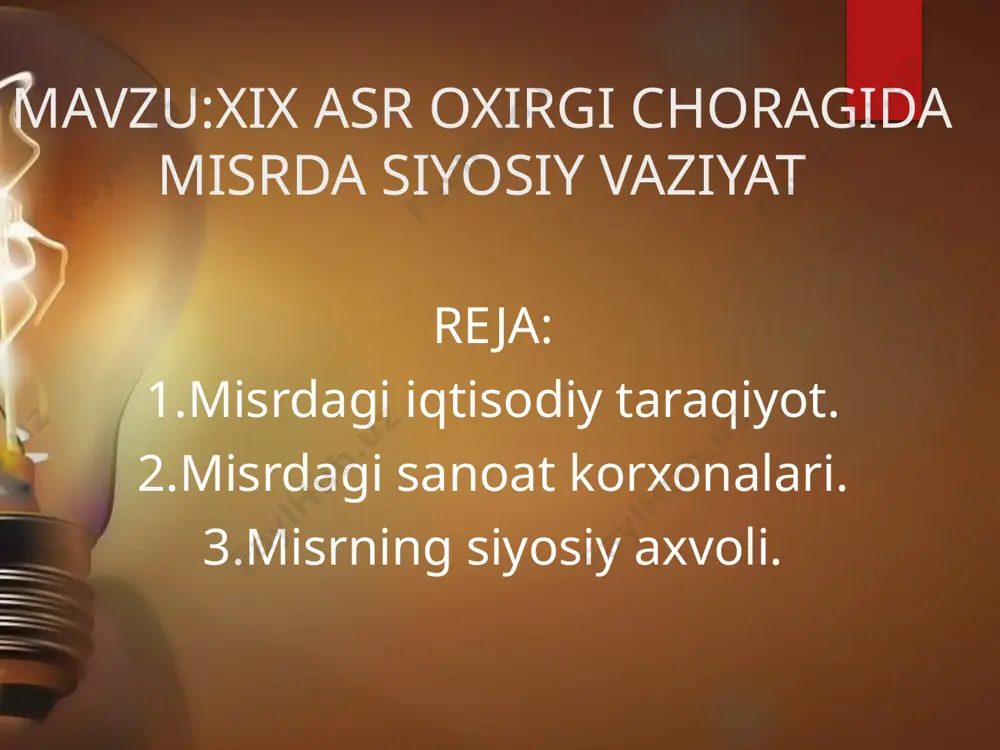 i mehnat unumdorligining o’sishiga va mahsulot miqdorining ko’payishiga yordam berardi. xviii asr oxirga kelib qohirada 15 ming yollanma ishchi va 25 ming hunarmand bor edi. yollanma mehnat qishloq xo’jaligida ham qo’llanila boshlandi, minglab dehqonlar yirik pomeshchiklarning mulklarida yollanib ishlardilar. lekin misrda o’sha davrda mavjud bo’lgan sharoitlarda kapitalistik munosabatlar etarli darajada rivojlanish imkoniyatiga ega emas edi. usmoniylar imperiyasining boshqa hududlarida bo’lgani kabi savdogarlar, manufaktura va ustaxona egalarining mulki poshsho va beylarning o’zboshimchaligidan himoya qilinmagan edi. . juda katta soliqlar, majburiyatlar, kontributsiyalar, tovlamachilik va firibgarliklar savdogarlar va hunarmandlarni xonavayron qilardi. kapitulyatsiya tartiboti mahalliy savdogarlarni daromadli sohalardan chetga surib, yevropalik savdogarlar va ularning gumashtalarining monopoliyasini ta’minlardi. buning ustiga dehqonlarning doimiy ravishda talanishi natijasida ichki bozor ham rivojlanmay qolgan edi. savdoning rivojlanishi bilan birga feodallarning dehqonlarni asoratga solishi ham kuchaydi. eski soliq va majburiyatlarda doimiy ravishda yangilari qo’shib borildi. multazimlar (pomeshchiklar) fallohlardan (dehqonlar) sultonga sovg’a uchun soliq, armiya uchun soliq, mahalliy hokimyat uchun soliq, …