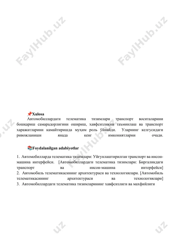 avtomobillarda telematik tizimlari - Page 5