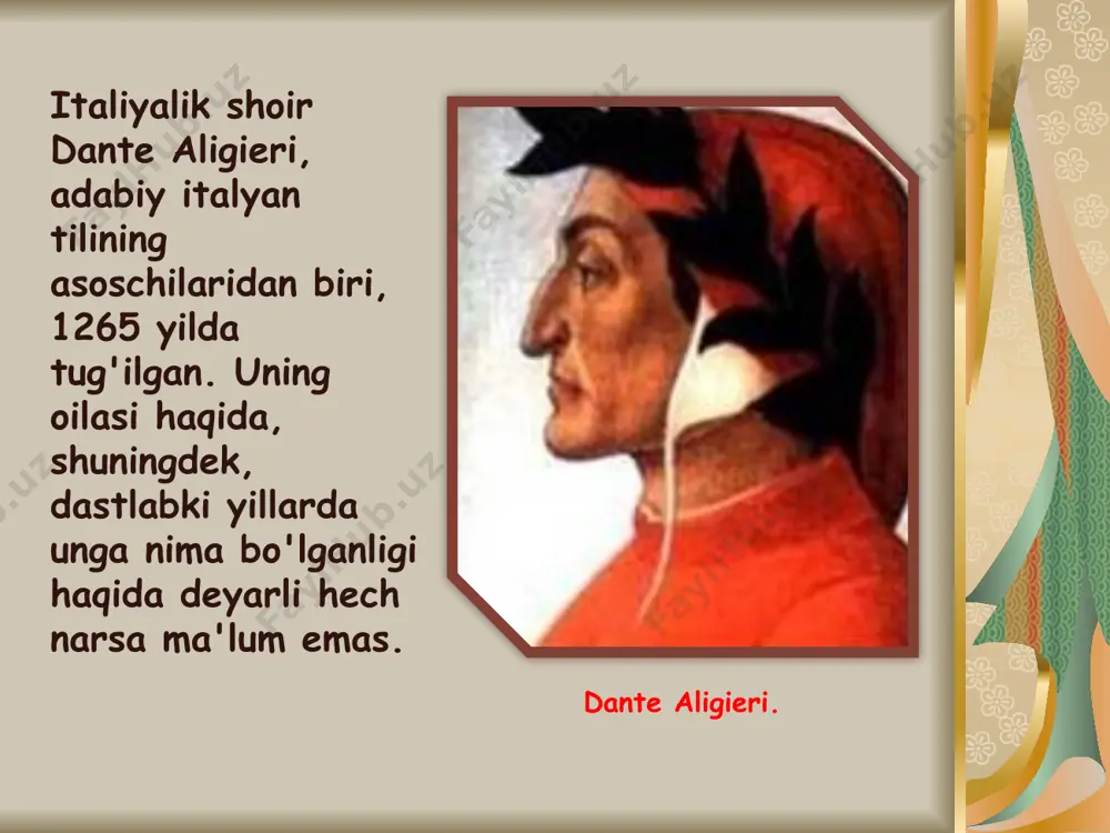 hamidova fotimaxonning jahon adabiyotidan tayyorlagan taqdimoti - Page 4