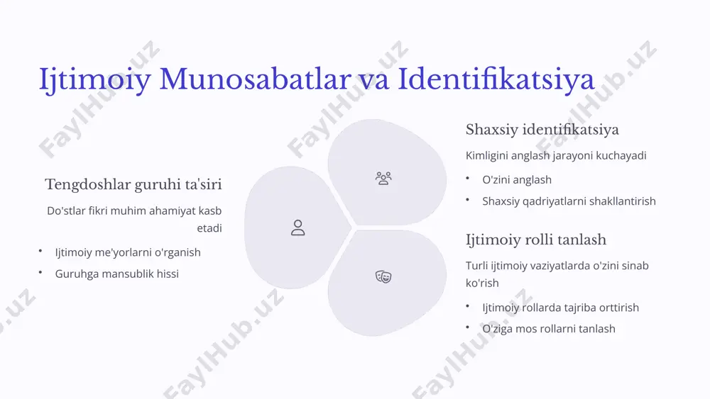 o'spirinlik va yoshlik davri psixik rivojlanish xususiyati - Page 5