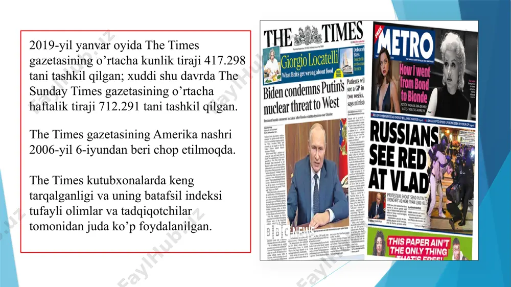 xorijiy ommaviy axborot vositalarining media makondagi o’rni - Page 5
