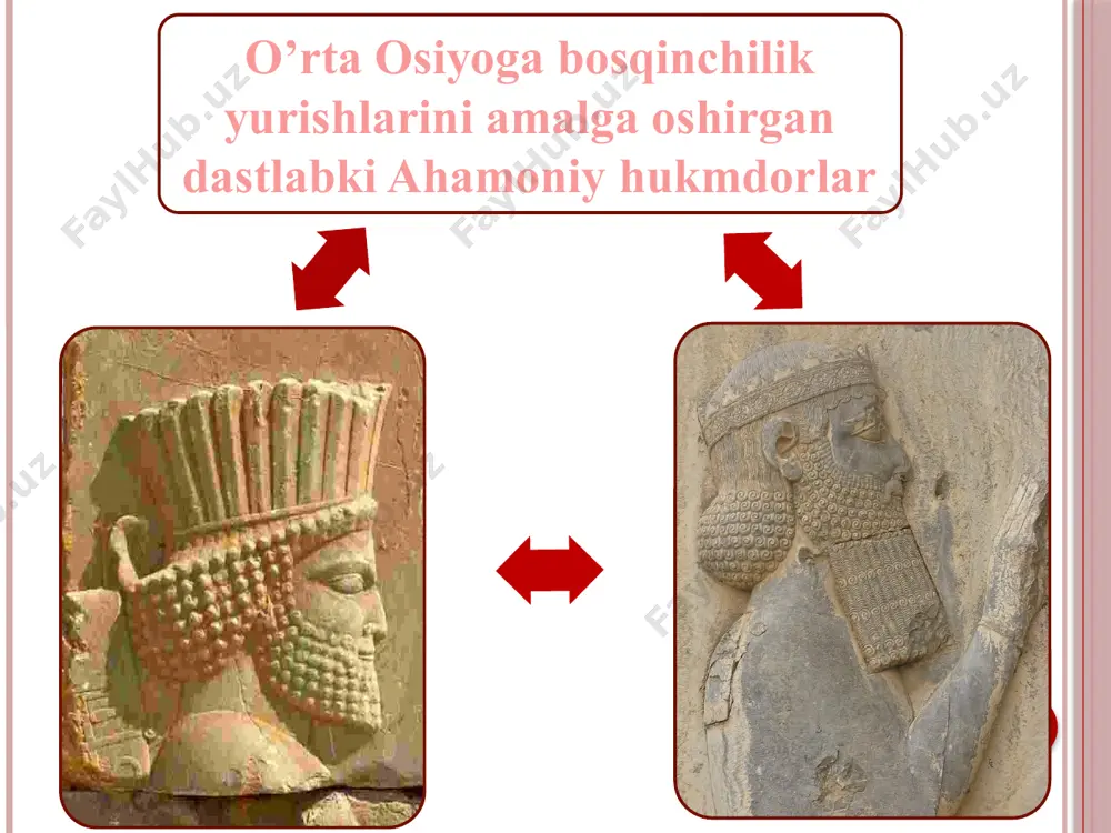 i ___________ asr eronda ahamoniylar davlati tashkil topdi. 2.kir ii massagetlat ustiga milodan avval _________ yilda qo’shin bilan yurish qilgan.bu paytda umr yo’ldoshi vafot etgan malika ______________ mamlakatbi boshqarar edi 3.shiroq haqidagi tarixiy voqeani birinchi bo’lib _________ tarixchisi poliyen o’zining _____________ nomli asarida keltirgan. 4.ahamoniylar tomonida o’rta osiyo batriya va ____________ hisoblaganda 12 ta satraplikka bo’lingan va ____________ talant soliq to’lagan. 5.parfiya, xorazm, sug’d va areya birgalikda ____________ satraplikni tashkil etgan va___________ talant doro i xazinasiga soliq to’lagan image2.png image3.png image4.png /docprops/thumbnail.jpeg