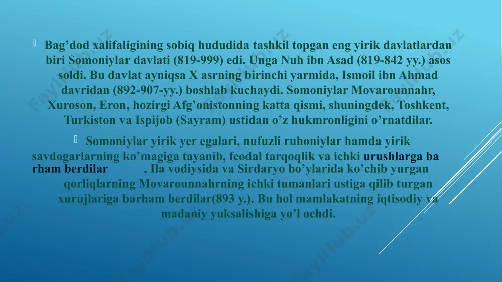 «tavorixi guzida» («nusratnoma»), muhammad solih «shayboniynoma», zahiriddin bobur «boburnoma», abulg’ozi bahodurxon «shajarayi tarokima», «shajarayi turk va mo’g’ul», munis va ogahiy «firdavs ul-iqbol», mirzo olim toshkandiy «ansob as-salotin». image1.jpeg /docprops/thumbnail.jpeg