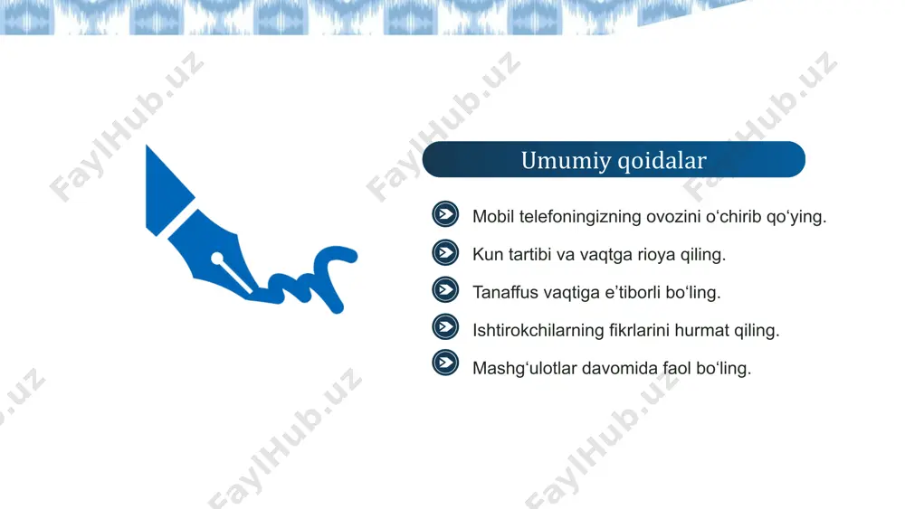hajmli suvni o‘lchashingiz mumkin? eng kami bilan-chi? idishlarning shkalasi qanday ahamiyatga ega? № shkalada berilgan sonlar ayirmasi o‘rtada joylashgan son shkala birligi 1 100 450 25 2 3 4 tub sonlar mavzusida mustaqil ish 1 2 3 o‘quvchi turli manbalardan ma’lumot yig‘adi. tub sonlar tarixini o‘rganadi. ularning ta’rifi va hayotning qanday sohalarida qo‘llanishini o‘rganadi. tanqidiy yondashgan holda ularni ajratadi. xulosa qiladi. amaliy topshiriqni bajarishdan maqsad, mavzuni o‘rganish jarayonida o‘qituvchi bilan birgalikda amaliy topshiriq bosqichlarini bajarib, kuzatib, tug‘ri xulosa chiqarishdir. masalan, “uchburchak medianasi” mavzusini o‘rganishda, o‘qituvchi o‘quvchilarga qo‘yidagi topshiriqni beradi: 1 3 2 4 5 6 amaliy topshiriq bajarish bunda o‘qituvchi ko‘rsatmalari asosida amaliy ish bajariladi. mavzu bo‘yicha yangi bilimlarni generatsiya qilinadi. o‘quvchining o‘zi mavzu yuzasidan xulosa chiqaradi. bu ma’limot havo qanchalik ifloslangani haqida tasavvurni beradi. 20 daqidaqa 1 da makrozarralar (ko‘z ilg‘ashi mumkin bo‘lgan mayda zarralar) soni 150 taga ko‘paysa, bu o‘limni 5% ga oshirar ekan. (https://habr.com/ru/companies/tion/articles/396111/) agar shaharda shamol …