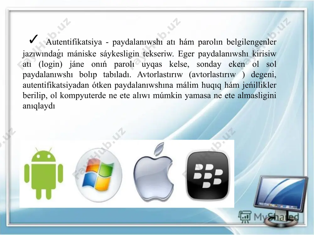 zamanagóy operatsion sistemalar analizi - Page 5