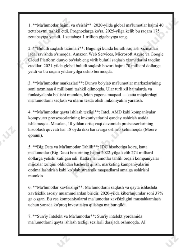 ham bo'lishi mumkin. 3. **raqamli o'lchagichlar** (vernier caliper yoki mikrometrlar): oddiy versiyalarining narxi taxminan 20 dan 50 aqsh dollarigacha bo'lishi mumkin. aniqroq va industrial foydalanish uchun mo'ljallanganlar esa 200 dollardan 1000 dollargacha yoki undan ko'p. 4. **raqamli chiqaruvchi qalamlari**: texnik chizmalar va dizaynlar uchun raqamli chiqaruvchi qalamlarning harajatlari 50 dan 500 dollargacha o'zgarib turadi, model va qo'shimcha funksiyalariga qarab. 5. **raqamli bosim o'lchagichlar**: bunga misol sifatida raqamli shinalar bosim o'lchagichlarini keltirish mumkin, ular odatda 10 dan 30 dollar atrofida turadi. ammo sanoat darajasida foydalaniladigan raqamli bosim o'lchagichlar bir necha yuz dollardan boshlanib, bir necha ming dollargacha borishi mumkin. 6. **raqamli havo namligi o'lchagichlar**: oddiy uy foydalanish uchun modelning narxi taxminan 20 dan 50 dollargacha. sanoat foydalanish uchun mo'ljallangan yuqori aniqlikdagi versiyalar esa bir necha yuz dollardan 2000 dollargacha bo'lishi mumkin. 7. **raqamli shovqin o'lchagichlar**: qo'lda olib yuriladigan raqamli shovqin o'lchagichlar narxi 50 dan 200 dollargacha bo'lishi mumkin. professional modellar va …