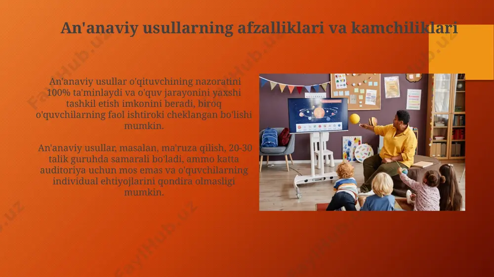 òqitishning an'anaviy va interaktiv usullari - Page 5