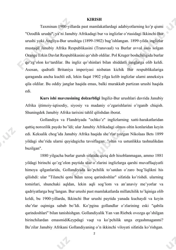 chog’ida janubiy afrika haqida she’rlar yozgan nikolaas bets 1899 yildagi she’rida ularni quyidagicha tavsiflagan: "oltin va ustunlikka tashnalikdan buzilgan". 1880 yilgacha burlar guruh sifatida qiziq deb hisoblanmagan, ammo 1881 yildagi birinchi qo’zg’olon paytida ular o’zlarini inglizlarga qarshi muvaffaqiyatli himoya qilganlarida, gollandiyada ko’pchilik to’satdan o’zaro bog’liqlikni his qilishdi: ular "tilanchi qoni bilan uzoq qarindoshlar" sifatida ko’rishdi. ularning tomirlari, shunchaki aqldan, lekin aqli sog’lom va an’anaviy me’yorlar va qadriyatlarga bog’langan. bur urushi past mamlakatlarda millatchilik to’lqiniga olib keldi, bu 1900-yillarda, ikkinchi bur urushi paytida yanada kuchaydi va keyin she’rlar oqimiga sabab bo’ldi. ko’pgina gollandlar o’zlarining eski "qabila qarindoshlari" bilan tanishishgan. gollandiyalik yan van riebek ovozga qo’shilgan birinchilardan emasmidikeypdagi vaqt va ko’pchilik unga ergashmaganmi? ba’zilar janubiy afrikani gollandiyaning o’n ikkinchi viloyati sifatida ko’rishgan. golland tili ham rasmiy til edi. taxminan asrning boshlarida hatto gollandiyalik ko’ngillilar ham inglizlarga qarshi kurashish uchun janubiy afrikaga jo’nab ketishdi. bu ishtiyoq pol kryugerning 1900-yilda niderlandiya va flandriyaga tashrifi …