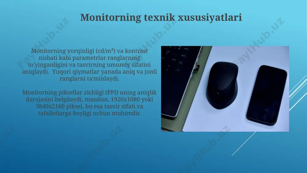 monitor va sichqoncha qurilmalarining vazifalari - Page 5