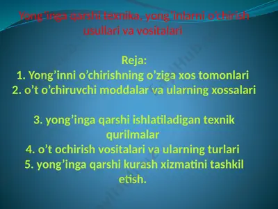 yong'in qarshi texnika — PPTX