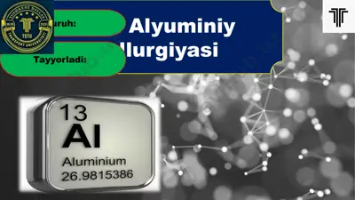 alyuminiy metallurgiyasi — PPTX