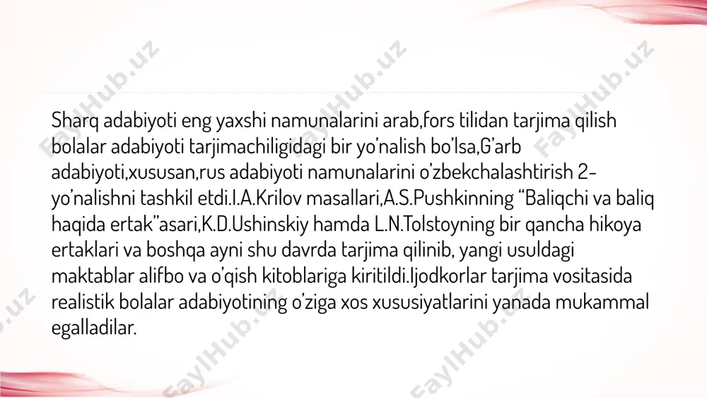 bolalar adabiyoti fan sifatida shakllanish bosqichlari - Page 5
