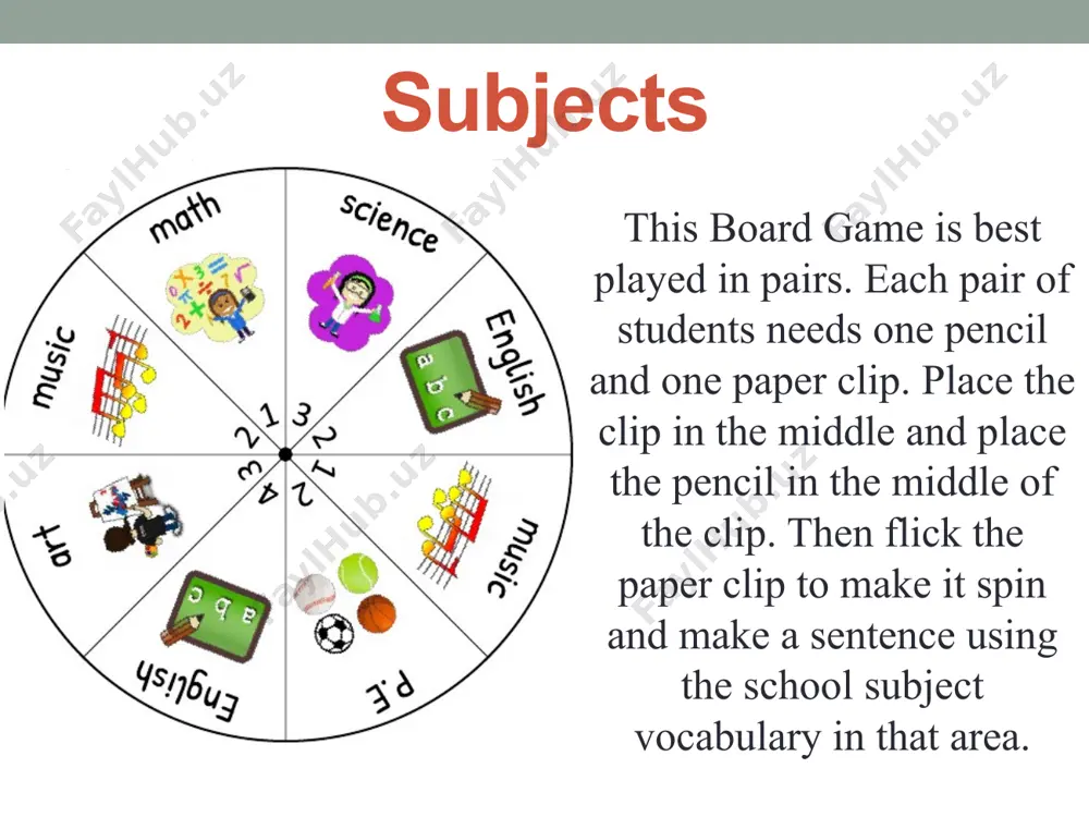 school subjects - Page 5
