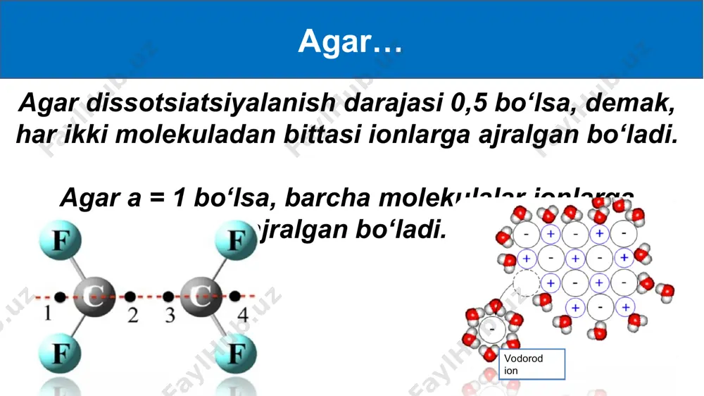 elektrolitlar dissotsialanish darajasi - Page 4