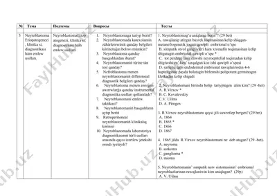 neyroblastoma — DOC