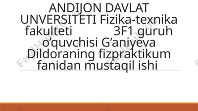 frank-gertsning simob bilan tajribasi – cassy bilan o'lchash va baholash — PPTX