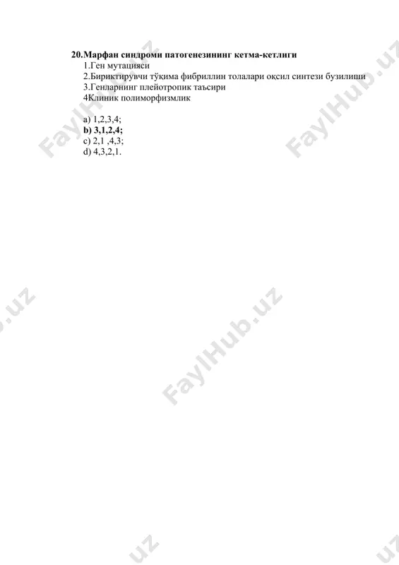 mukovitsidoz va marfan sindromi diagnostic me’zonlari - Page 5
