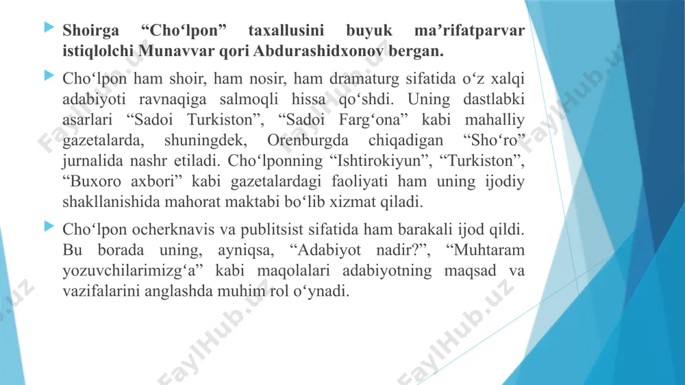 cho’lpon hayoti va ijodi - Page 4
