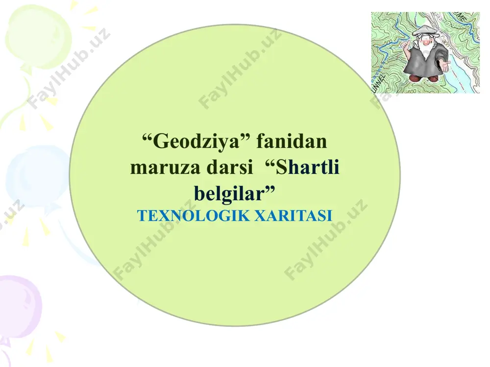 yefi tasvirlangan topografik karta va planlar boyicha turli muhandislik inshoatlari ( temir yol va aftomobil yo’llari, gidro texnika inshoatlari, binolar va boshqa) loyihalanadi. bunda gorizontallar quyilishi, plandagi chiziq nishabi, qiyalik burchagi, qiyalik tikligi, nuqtalar balandligi va boshqa qiymatlarni aniqlash kerak bo’ladi. topografik planda, asosan,quyidagi masalalar yechiladi berilgan nuqta balandligini aniqlash. (1-shakl) berilgan nuqta balandligini aniqlash. agar nuqta gorizontal ustida joylashgan bo’lsa, uning balandligi ushbu gorizontalning balandligiga teng bo’ladi. 1 – shakldagi a nuqtaning balandligi ha=77,0 m bo’ladi. agar nuqtalar gorizontallari orasida yotgan bo’lsa, uning balandligi quyidagicha aniqlanadi: berilgan shaklda b nuqtasi balandligi 78 va 79 metrga teng ikkita gorizontallar orasida joylashgan. bu nuta balandligini topish uchun undan ikkala qo’shni gorizontallarga perpendikulyar chiziq chiqarib, gorizontallar bilan kesishishgan nuqtalarni m va n bilan belgilaylik. ushbu nuqtalar balandligi hm va hn ular joylashgan tegishli gorizontallar balandligiga teng 2– shaklga asosan b nuqtaning balandligi quyidagiga teng. hb=hm+h ushbu shakildagi uchburchaklar o’xshahsligida quyidagini yozamiz , …