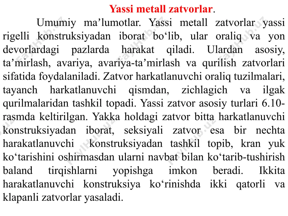 yassizat vorning konstruksiyasi, konstruktiv elementlari ni loyihalash - Page 4