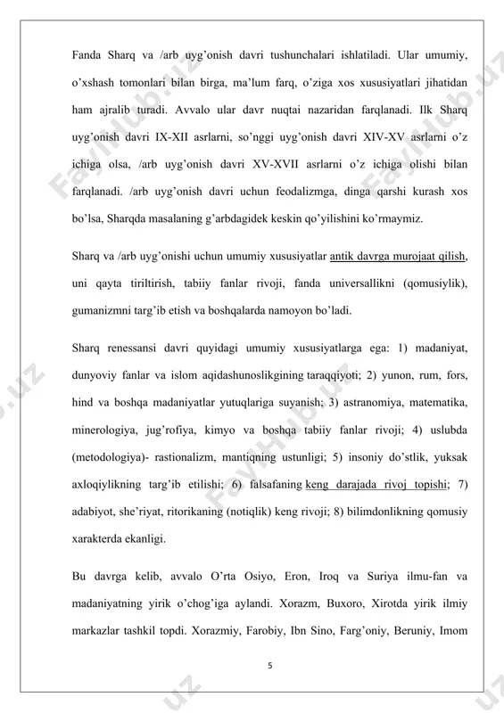 imgi yunon faylasuflari va tabiatshunoslarini – aristotel, platon, evklid, galen va boshqalarning ilmiy merosini tarjima qilish, sharhlash, targ’ib qilish va o’rganishga bag’ishlangan asarlar; 2) o’rta asr fanining tabiiy, ijtimoiy-falsafiy sohalariga oid risolalar. masalan, “aristotelning “metafizika” asariga izoh”, “aristotelning “osmon sistemasi” kitobiga izoh”, “aristotelning “etika” kitobiga sharh”, “substanstiya haqida so’z”, “masalalar manbai”, “qonunlar haqida kitob”, “bo’shlik haqida kitob”, “musiqa haqida so’z”, “fozil odamlar shahri” va boshqalarni ko’rsatish mumkin. farobiyning fikricha insonning va jamoatning g’alabaga erishuvi, yaxshilikni qo’lga kiritishi, axloqiy va aqliy mukammallikka ko’tarilishi inson va jamoaning o’z qo’lidadir. u davlatni fozil va johil davlatlarga bo’ladi. fazilatli shaharlarda ilm-fan, falsafa, axloq-ma’rifat birinchi o’rinda bo’lmog’i lozim deb biladi. shunda jamiyat etuklikka erishadi. fozil shahar boshlig’i bilimli, haqiqatni sevuvchi, yolg’on va yolg’onchilarga nafrat bilan qarashi, adolatni yaxshi ko’ruvchi va adolat uchun kurashuvchi bo’lishi kerak deb aytadi. farobiy insonni kamoloti uchun xizmat qilgan, hayr-ehsonli ishlar, go’zal insoniy fazilatlarni yaxshilik deb hisoblaydi. insonning kamolotiga to’sqinlik qiluvchi …