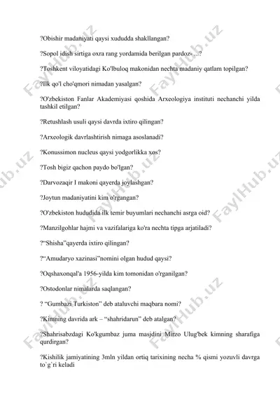 madaniy meros — DOCX