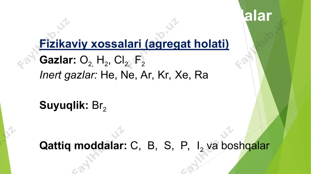 metallmaslarning umumiy xossalari darsi - Page 5