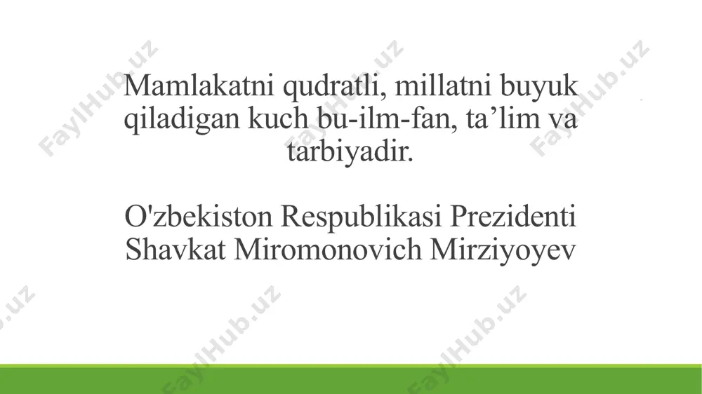 adigan temperaturasi eng past bo‘lgan atomlash va qo‘zg‘atish manbai hisoblanadi. yonuvchi aralashmaning tarkibiga qarab alanganing temperaturasi 1500 dan (yorituvchi gaz va havo aralashmasi) to 3000 0c gacha boradi (asetilen – n2o). atomlash va qo‘zg‘atish oson bo‘lgan elementlar uchun birinchi navbatda, ishqoriy va ishqoriy-yer metallari (ca, sr, ba) uchun bunday temperaturalar eng samarali natija beradi. alanga fotometriya usuli bular uchun eng sezgir usullardan biridir (aniqlash chegarasi 10-7 % mass. gacha). ko‘pchilik boshqa elementlar uchun aniqlash chegarasi bir necha tartib past. 2.1.9-rasm alangali fotometrning tuzilish sxemasi. 1-aks ettiruvchi oyna; 2-alanga; 3-issiqlikni saqlovchi shishassilindr; 4-kondensor linzasi; 5~yorug‘lik filtri; 6-fotoelement; 7-kuchaytirgach; 8-galvanometr; 9-gorelka; 10-purkagich; 11-gidrozatvor; 12-purkaladigan eritmali stakan. alangali fotometriya usuli ishqoriy metallarning, ayniqsa na⁺, k⁺, va li⁺ ionlarining miqdoriy analizida ishonchli va samarali usul hisoblanadi. ushbu laboratoriya mashg‘ulotida bu metodni qo‘llash orqali talabalar nafaqat amaliy ko‘nikmalarni egallaydi, balki analitik jarayonlarning nazariy asoslarini ham chuqur tushunadi. metodning afzalliklari orasida yuqori sezuvchanlik, tezlik, va ishlatishdagi …