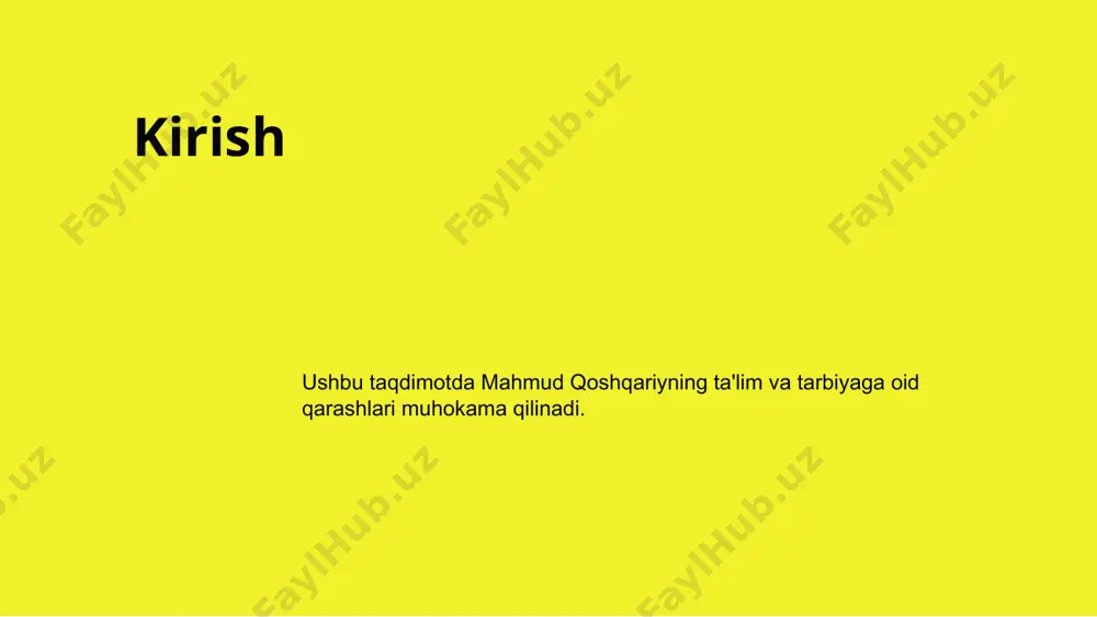 mahmud qoshqariy ta'lim tarbiyaviy qarashlari - Page 2