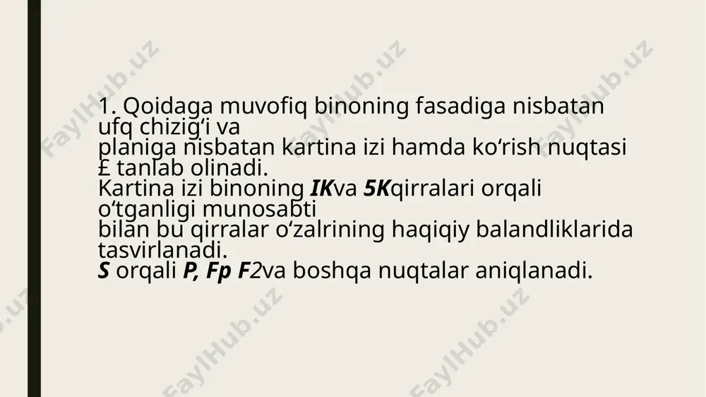 plani tushurilgan yon devor usuli - Page 5