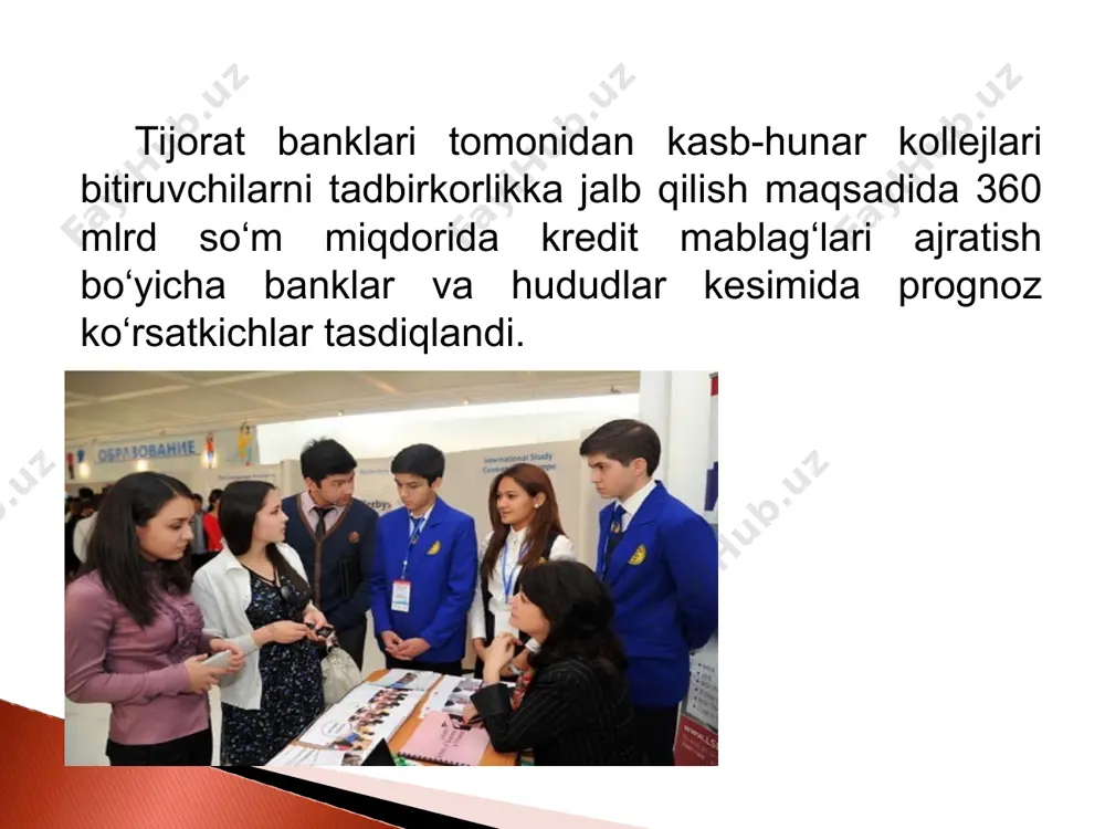 rqatish tarmoqlari, 6 dona nasos stansiyasi qurilishi yakunlanmoqda. osiyo taraqqiyot banki ishtirokida farg‘ona, marg‘ilon va jizzax shaharlari kanalizatsiya tizimini rekonstruksiya qilish hamda toshkent viloyati qibray va zangiota tumanlari ichimlik suvi ta'minotini yaxshilash loyihalari bo‘yicha birinchi chorak yakuni bilan 18,1 km kanalizatsiya kollektorlarini qurish, 3 dona kanalizatsiya nasos stansiyalarining qurilishini yakunlash kutilmoqda. uzoq yo‘llar yaqin bo‘ldi aholiga transport xizmati ko‘rsatish tizimini yaxshilash maqsadida, dasturga muvofiq buxoro viloyatida 2 ta, jizzax viloyati 1 ta, navoiy viloyatida 4 ta, surxondaryo viloyatida 1 ta, sirdaryo viloyati 3 ta, toshkent viloyatida 1 ta xorazm viloyatida 2 ta, jami 14 ta yangi yo‘nalish ochildi. dastur doirasida 2017 yilda 537 ta avtobus sotib olinishi rejalashtirilgan. shundan 116 ta “isuzu” rusumli avtobusi xarid qilindi va yo‘nalishlarda xizmat ko‘rsatmoqda. jumladan: jizzax viloyatida – 26 ta, namangan viloyatida – 12 ta, xorazm viloyatida – 8 ta, farg‘ona viloyatida – 13 ta, qoraqalpog‘iston respublikasida –10 ta, samarqand viloyatida – 2 ta, …