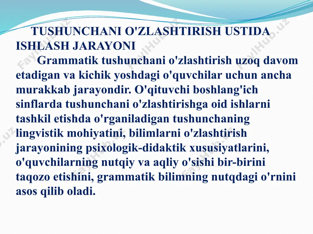 dan nima? so`rog`iga javob bo`lgan (narsa, hayvon, jonivor va boshqalarni bildirgan) otlarni farqlash ko`nikmasini hosil qilish. 3. kishilarning familiyasi, ismi, otasining ismi, hayvonlarga qo`yilgan nom va geografik nomlarning bosh harf bilan yozish ko`nikmasini shakllantirish. 4. otlarda son kategoriyasi (otning ko`plik va birlikda qo`llanilishi) bilan tanishtirish. 5. otlarning egalik qo`shimchalari bilan to`g`ri qo`llash ko`nikmasini shakllantirish. 6. otlarning kelishik bilan turlanishi va kelishik qo`shimchalarining yozilishi haqida malaka hosil qilish. 7. o`quvchilar lug`atini yangi otlar bilan boyitish va ulardan nutqda aniq, o`rinli foydalanish malakasini o`stirish. otni o`rgatishga tayyorlov bosqichi savod o`rgatish davriga to`g`ri keladi. bu bosqichda o`quvchilar narsalarni va ularning nomi bo`lgan so`zlarni farqlashga o`rganadilar. so`zning leksik ma’nosi (har bir so`z ma’no bildirishi)ga e’tibor oshadi, ma’nolarini hisobga olgan holda so`zlar (qushlar turi va sabzavotlar, kiyimlar va hokazolar)ni shakllantiriladi. keyingi bosqichda otning leksik ma’nolari va grammatik belgilari ustida maxsus ishlanadi. kim? yoki nima? so`rog`iga javob bo`lishi, narsani bildirishi tushuntiriladi. o`quvchilar kim? nima? so`rog`iga javob …