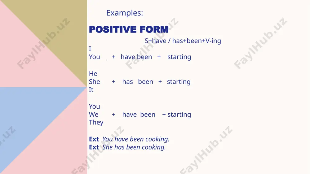 present perfect continuous tense - Page 5