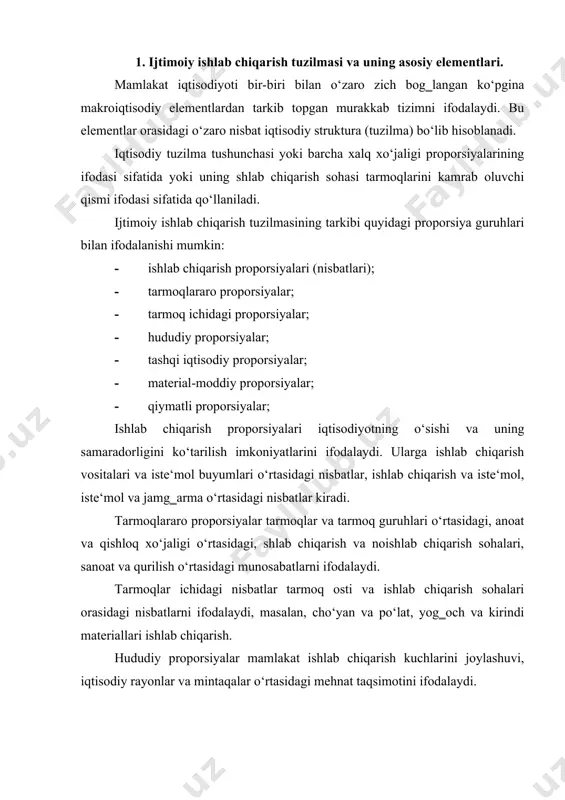 ma-boqich ko‘tarishga erishishdir. davlat mustaqilligiga erishilgandan so‘ng bozor iqtisodiyotining institutsional tizimlarini yaratish, davlat korxonalarini xususiylashtirish, sanoat ishlab chiqarishining yangi soqalarini tashkil qilish ishlari boshlab yuborildi. iqtisodiyotni tubdan isloq qilinishi mamlakat invеstitsion siyosatini amalga oshirish mеxanizmidagi mos o‘zgarishlarni qam aniqlab bеrdi. o‘zbеkistonda bozor munosabatlariga bosqichma-bosqich o‘tish amalga oshirildi. ushbu yo‘nalish yangi invеstitsion mеxanizmlarni shakllantirish jarayonlari uchun qam mosdir. 1991 yildan 1994 yilgacha bo‘lgan davr ishlab chiqarishning pasayishi, inflyatsiyaning yuqori darajasi, davlat moliyalari soqasida o‘ta tanglik va o‘zo‘zidan invеstitsiyalar invеstitsiyalar xajmining qisqarishi bilan tavsiflanadi. ushbu davrda yaimda kapital xarajatlarning ulushi 18,7%dan 15,5%gacha qisqardi. kapital qo‘yilmalar 1994 yilda 1991 yilga nisbatan yarmidan ko‘proqqa kamaydi. 1995 yilning ikkinchi yarmidan boshlab o‘zbеkiston iqtisodiy o‘sish bosqichiga qadam qo‘ydi. ushbu davrda invеstitsion tartibga solishning yangi mеxanizmlari bazasi bosqichmi-bosqich shakllantirildi, invеstitsion soqada o‘zgarishlar amalga oshirildi. kapital qo‘yilmalarning moliyalashtirish manbalari bo‘yicha tarkibida o‘zgarishlar ro‘y bеrdi. davlat byudjеti mablaqlarining ulushi 40%dan 22,9%gacha qisqartirildi. sanoat, transport va aloqa tarmoqlarida ishchan faollikning …