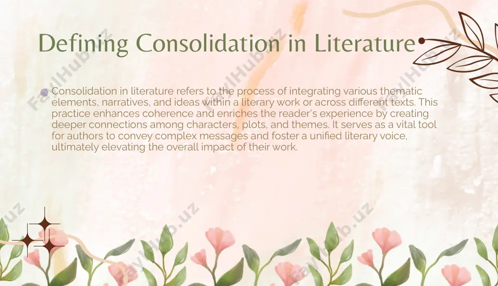 consolidation in literature - Page 4