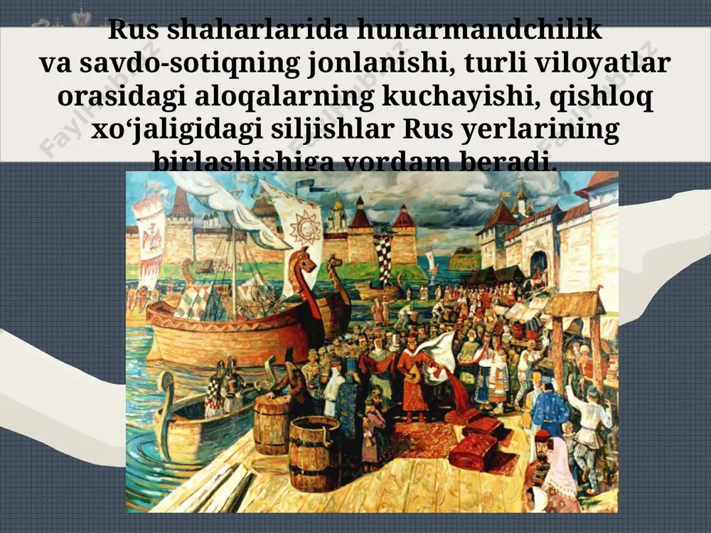 rus knyazliklarida markazlashish jarayonlari. 7- sinf - Page 3