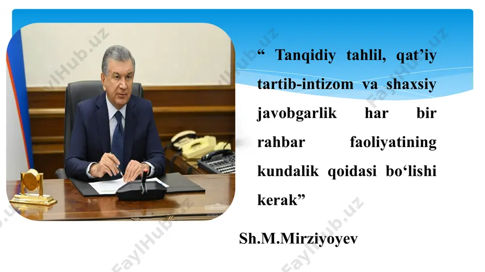 a ta’lim to‘g‘risida nizom umumta’lim muassasalarida sinflarni komplektlash hamda tarifikatsiya ro‘yxatlarini shakllantirish tartibi to‘g‘risidagi nizomini tasdiqlash haqidagi qo‘shma qarori (2020 yil 30-iyul №3271) oʻzbekiston respublikasi maktabgacha va maktab taʼlimi vazirining 2024-yil 16 - oktiyabrdagi 334-sonli buyrugʻi 43-ilovasi mavzuga oid adabiyotlar tahlili urazova nodira xamidovna.“umumta’lim maktab direktor o‘rinbosarlari faoliyati samaradorligini oshirish masalalari”//research and education.-t.:2023. № 2. – b. 236-239. excellence umumta’lim maktab direktor o‘rinbosarlari faoliyati samaradorligini oshirish masalalari yoritilgan ”zamonaviy ta’limda fan va innovatsion tadqiqotlar” jurnali. 2-son 8–to‘plam 2024y. maktabning o‘quv ishlari bo‘yicha direktor o‘rinbosarining vazifalari va majburiyati maktabning o‘quv ishlari bo‘yicha direktor o‘rinbosarining vazifalari va majburiyatlari yoritilgan shlyayxer a. “jahon miqyosidagi ta’lim. xxi asr maktab tizimini qanday barpo etmoq kerak?” / so‘z boshi sh.shermatov, h.umarova; umumiy tahrir d.norboyeva; tarjimonlar: r.axmatova, d.norboyeva. – toshkent: “zamin nashr” nashriyoti, 2022 – 344 b. abdullayev s.x, eraliyev x.a. “umumta’lim maktabi o‘quv ishlari bo‘yicha direktor o‘rinbosarlari midiergonomik madaniyati” //zamonaviy ta’lim. – t.: 2023. № 3. …