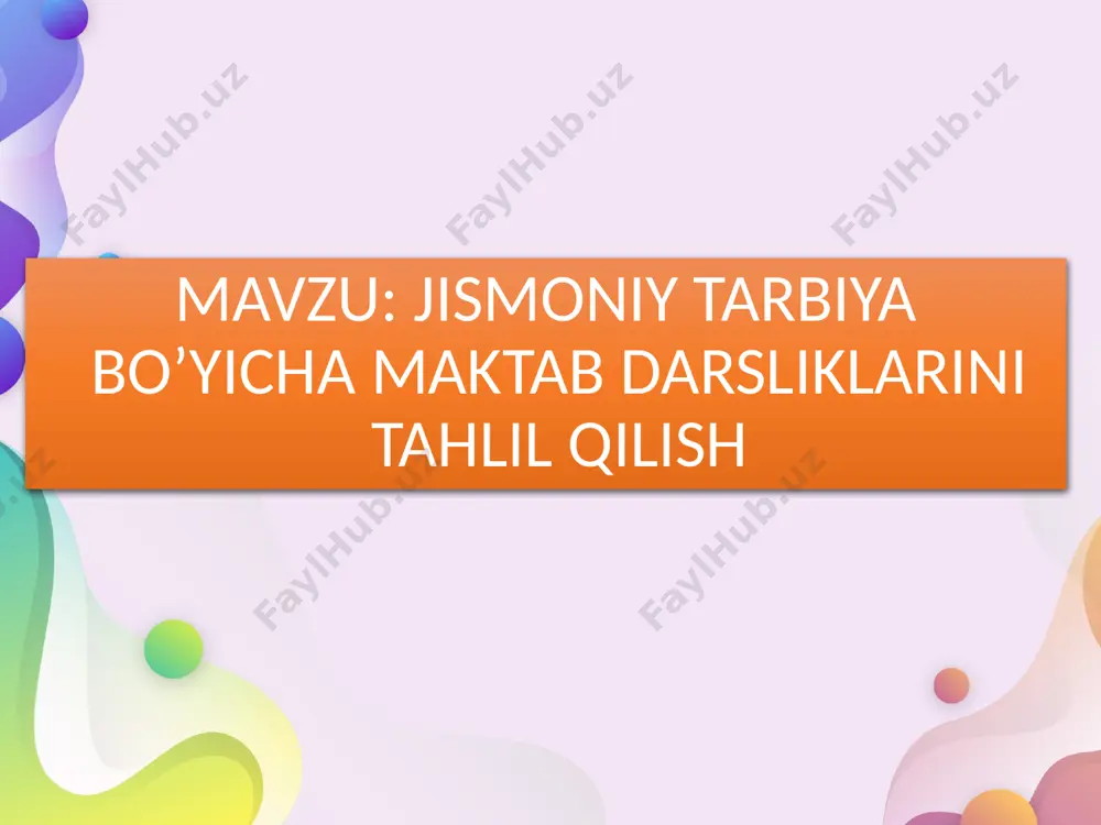 batda lining imkoniyatlariga qarab, ushbu predmetga taalluqli dastlabki tushunchalarni aniqlash zarur. jismoniy madaniyat nazariyasi keng ma’noli tushunchalarga ega. bu fan nisbatan yosh bolib, nazariy bilimlar sohasi to‘laligicha tashkil topmagan. jismoniy madaniyatning asosiy tushunchasi sifatida nimani 0 ‘qituvchi o'quvchilar faoliyatini tashkil etish metodi va usulini axtaradi, ularning joylashuvi va almashuvini aniqlaydi, awaldan snaryadlarni o ‘rnatish va yig‘ishtirish, asbob-anjomlarni tarqatish va to'plash — darsning qimmatli soniyalarini iqtisod qiladi. bir vaqtning o ‘zida jarohatlanishning oldini olish eslatiladi, o'quvchilarning faolligini oshirish usuli aniqlanadi, o ‘rgatishning unumli usuli belgilanadi, tayyorlanayotgan darsning sogiomlashtirish va tarbiyaviy ta’siri aniqlanadi. tashkiliy-uslubiy ta’minlash nazariy va so ‘z tayyorgarligi o'qituvchi o ‘quvchilarga beradigan bilimni yaxshi o ‘zlashtirib olgan bomishi kerak: o'quvchilarni harakat faolligini pasaytirmaslik uchun tilni mukammal bilishi va nazariy ma’lumotlarni e ’lon qilish texnikasini terminologiya nuqtayi nazaridan ham yaxshi bilmog‘i zarur. so'zni faqat o'quvchilarning ongiga t a ’sir etishinigina emas, hissiyotiga ham t a ’sir ko'rsatishini yoddan chiqarmaslik kerak. o'qituvchi …