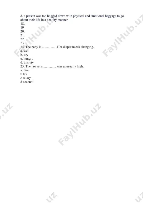 ingiliz tilidan savol va javoblar - Page 3