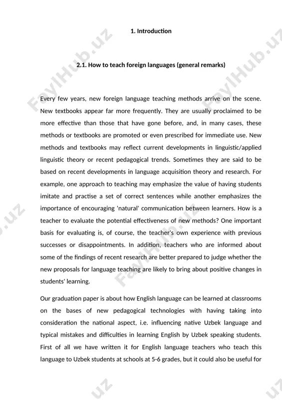 nation rather than to use the language for daily communicative interaction. communicative instruction environments also involve learners whose goal is learning the language itself, but the style of instruction places the emphasis on interaction, conversation, and language use, rather than on learning about the language. the topics which are discussed in the communicative instruction environment are often topics of general interest to the learner, for example, how to reply to a classified advertisement from a newspaper. alternatively, the focus of a lesson may be on the subject matter, such as history or mathematics, which students are learning through the medium of the second language. in these classes, the focus may occasionally be on language itself, but the emphasis is on using the language rather than on talking about it. the language which teachers use for teaching is not selected on the basis of teaching a specific feature of the language, …
