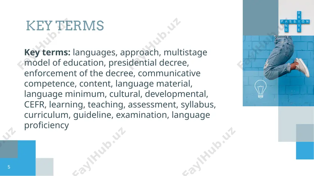 ching foreign languages practical goal is to teach language as a means of communication in order to understand thoughts of other people and to express own thoughts in oral and written form. upbringing/cultural goal is to develop patriotic attitude to the values of native culture, tolerance to the foreign culture and humanistic outlook to the worldwide changes through the learning and teaching foreign language. educational goal is to develop leaner’s language skills, to widen their outlook by studying foreign and native culture features 25 what is the content of teaching english? 26 content of teaching foreign languages everything that is aimed at teaching learners is traditionally understood as content of teaching. 27 content of teaching includes following components language materials (phonetics, grammar, vocabulary), knowledge and language skills, speech topics, texts, language notions that native language doesn’t have (article), skills to use dictionaries and literature, ict, etc. testing questions what are …