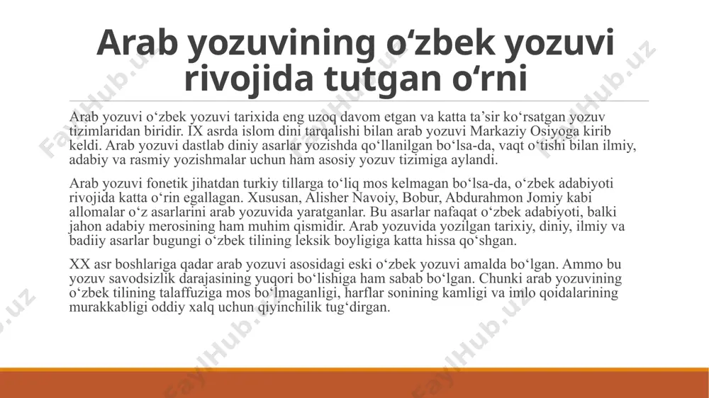 o‘zbek yozuvi va alifbo tarixi haqida ma'lumot - Page 5