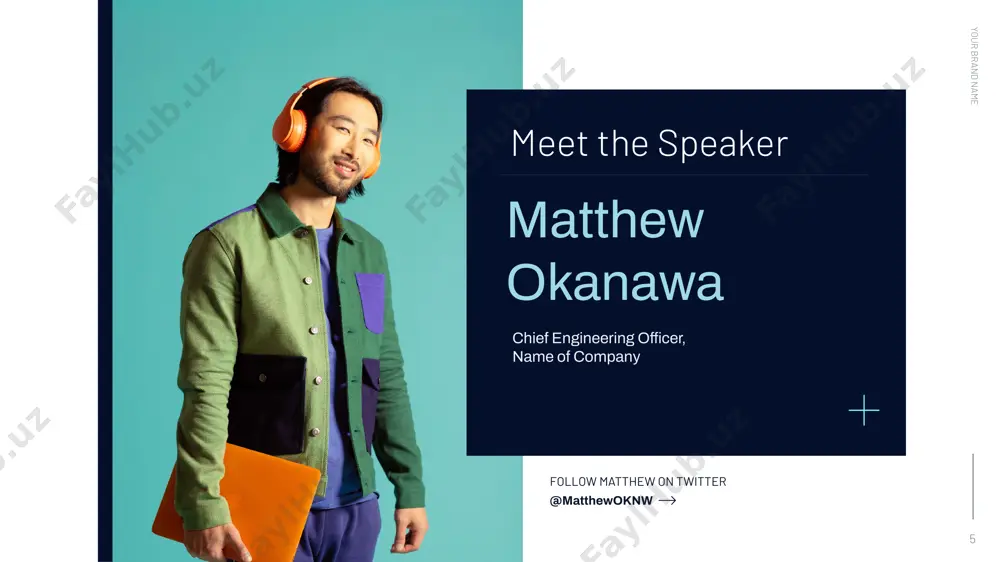 abstract powerpoint template - Page 5