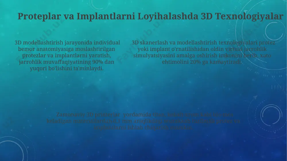 tibbiyot 3d texnologiyalari va modellashtirish - Page 5