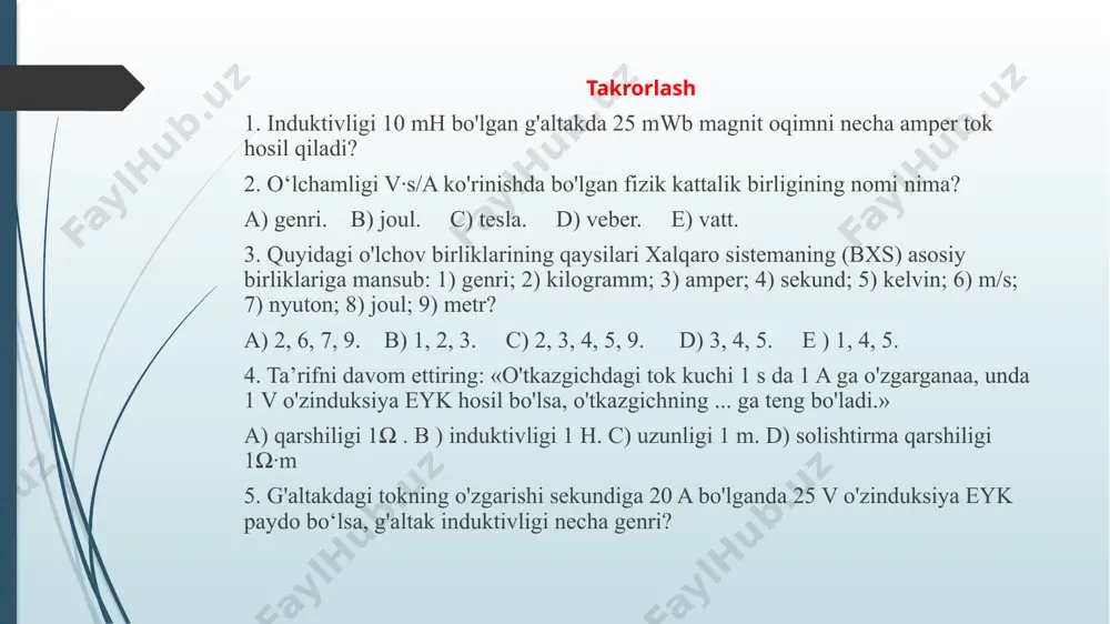 moddalarning magnit xossalari - Page 4