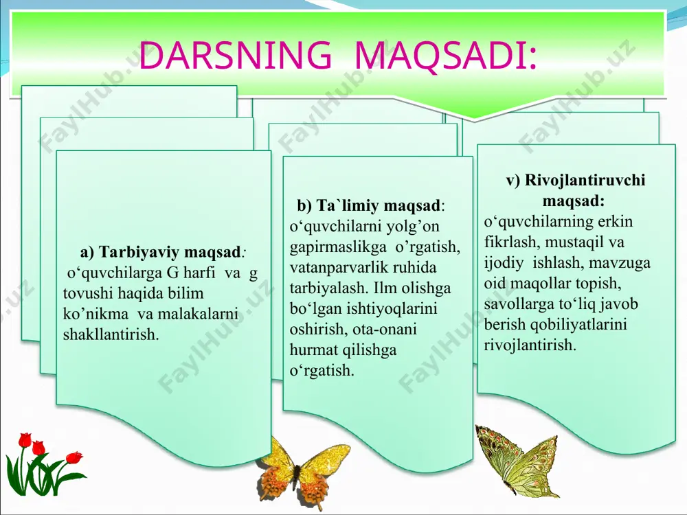 1_sinf_alifbe_gg_harfi_va_tovushi_dars ishlanma - Page 3