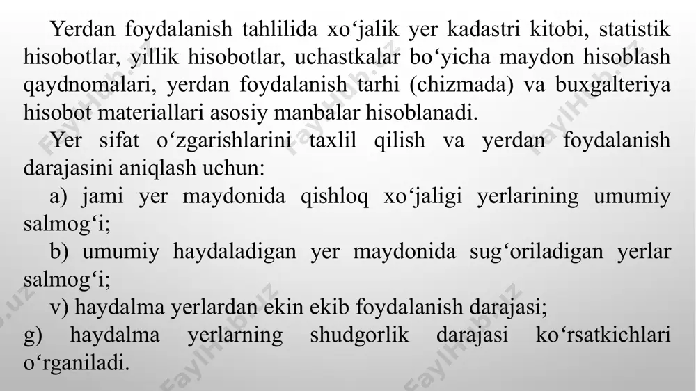 yerdan foydalanish asoslari - Page 5